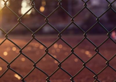 this is a picture of chain link fence in Broomfield, CO