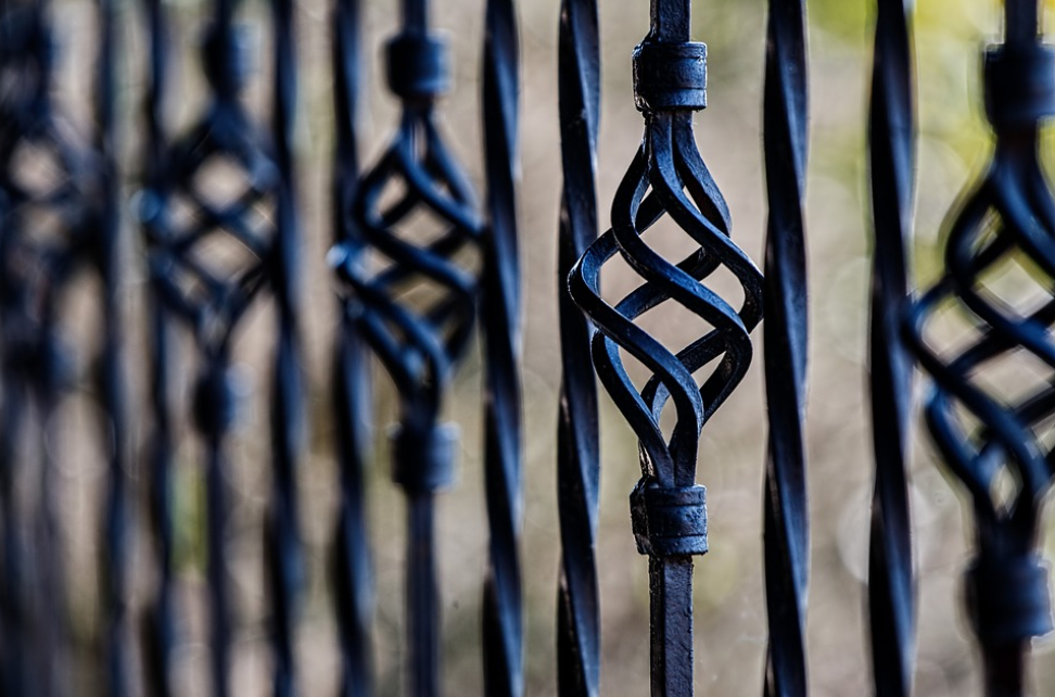 this is a picture of metal fence in Broomfield, CO