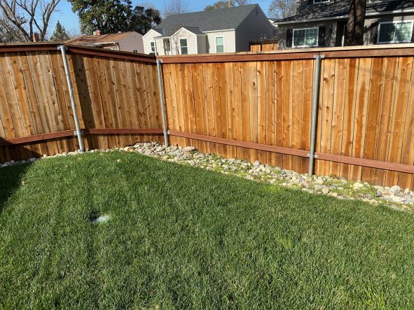 this image shows Broomfield pine fence